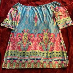 XXL Colorful Rayon Top